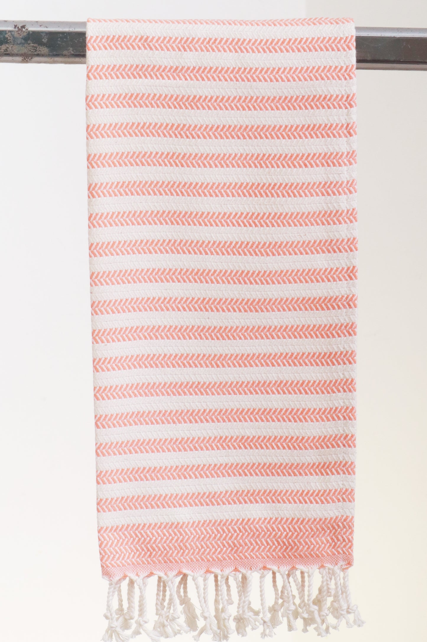 Hamam Single stripe Orange, Lille eller stor