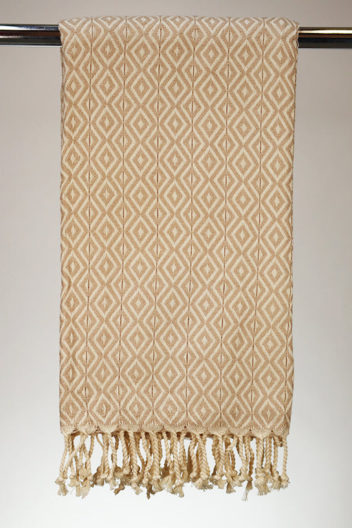 Hamam Double sided Diamond beige, lille eller stor