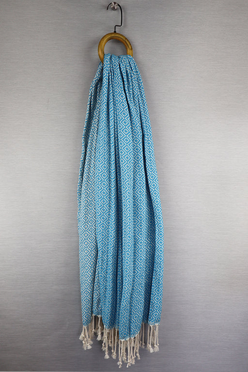 Hamam Double sided Diamond tyrkis, lille eller stor