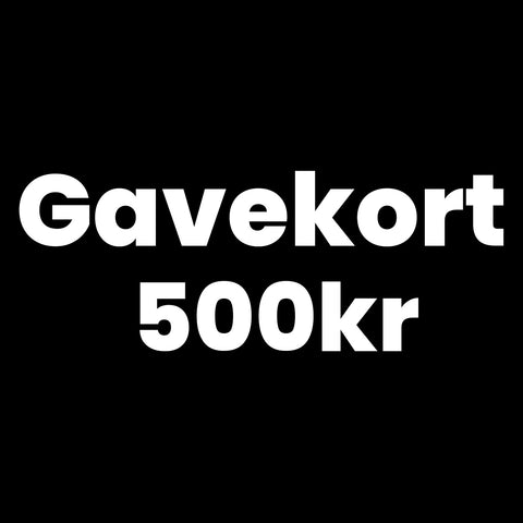 Gavekort 500kr