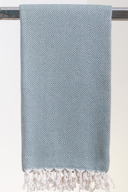 Hamam Diamant mørk grøn, stor eller lille