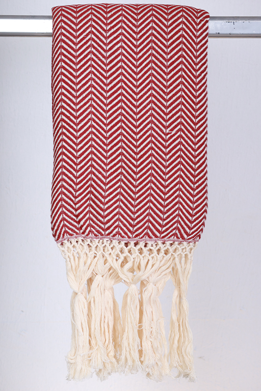 Rebozo Tørklæde Jenny Bordeaux