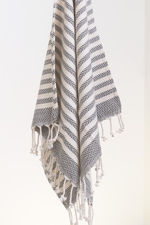 Hamam Single stripe Oliven, Lille eller stor