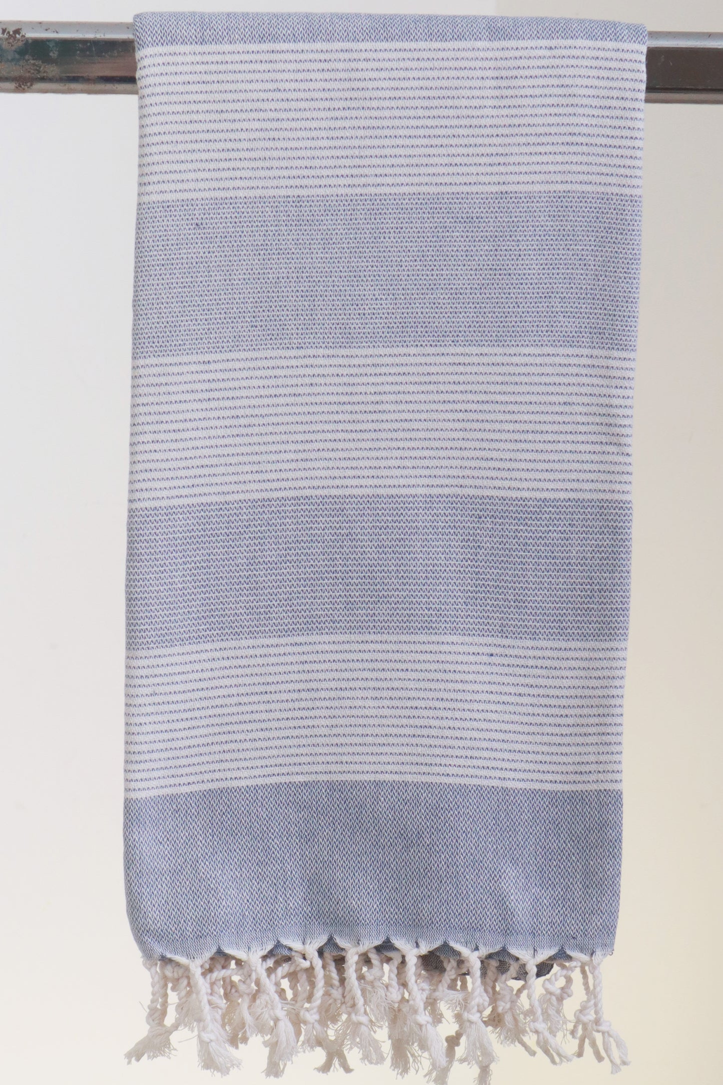 Hamam Soft stripe kongeblå