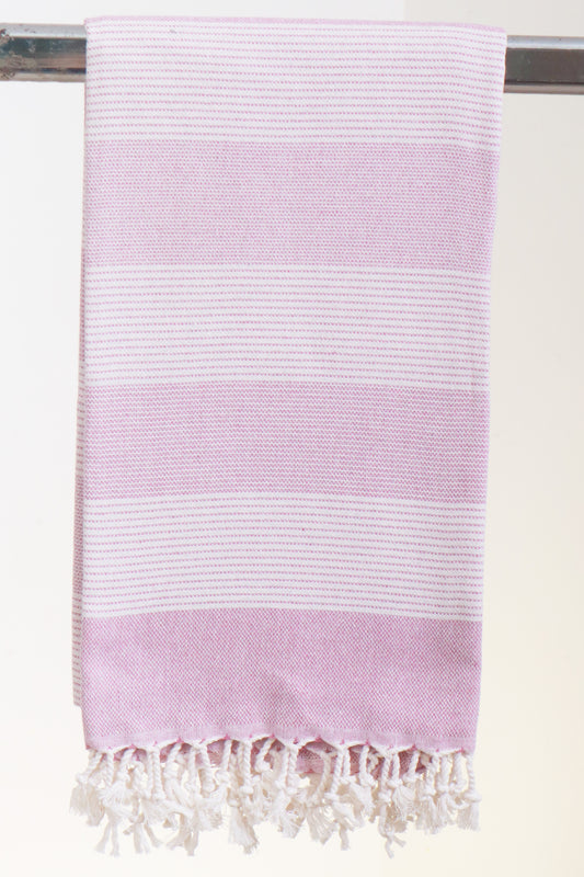 Hamam Soft stripe Blomme