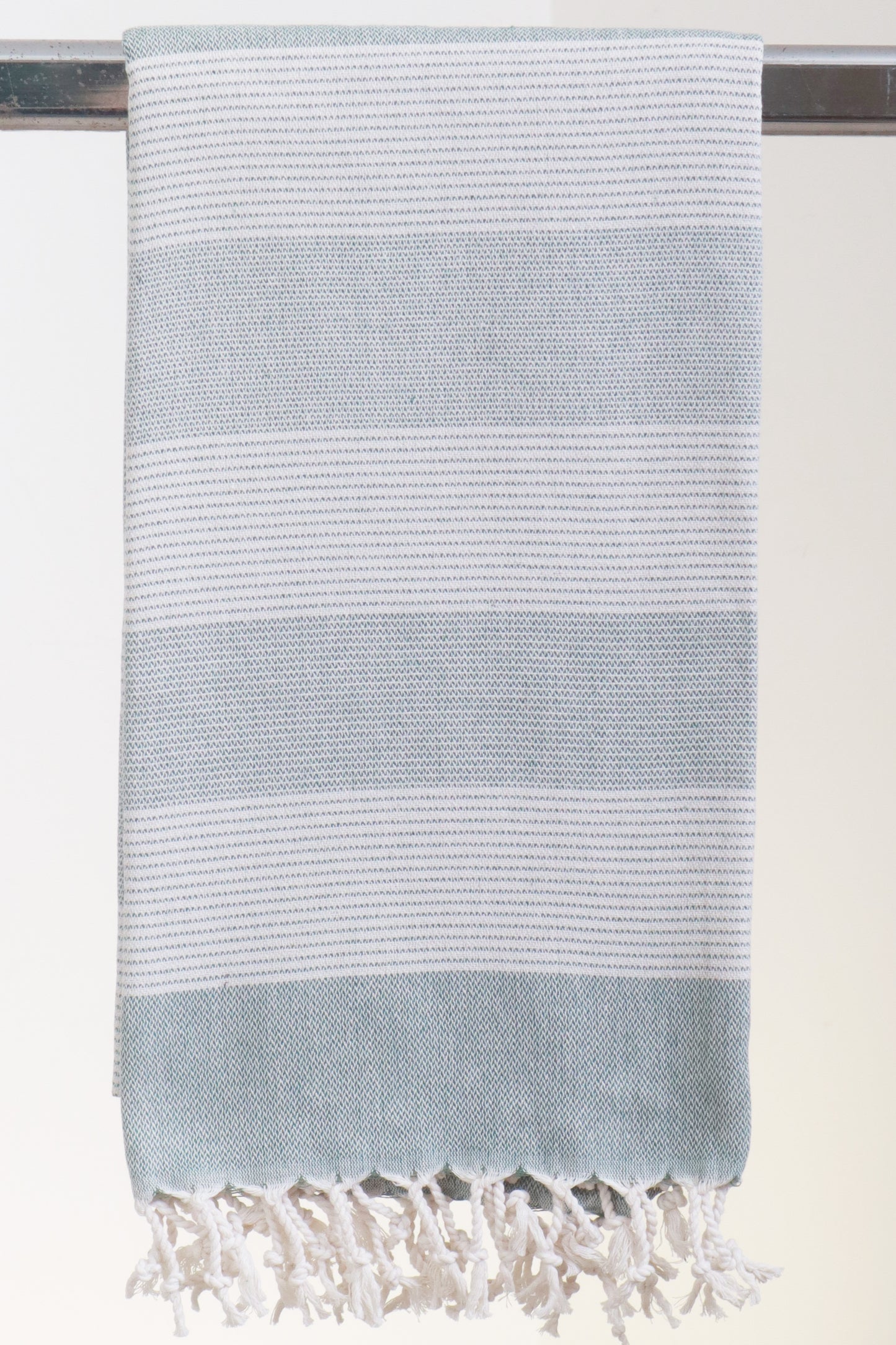Hamam Soft stripe mørk grøn
