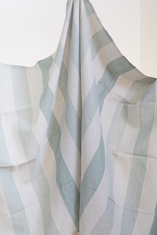 Hamam Soft stripe mørk grøn