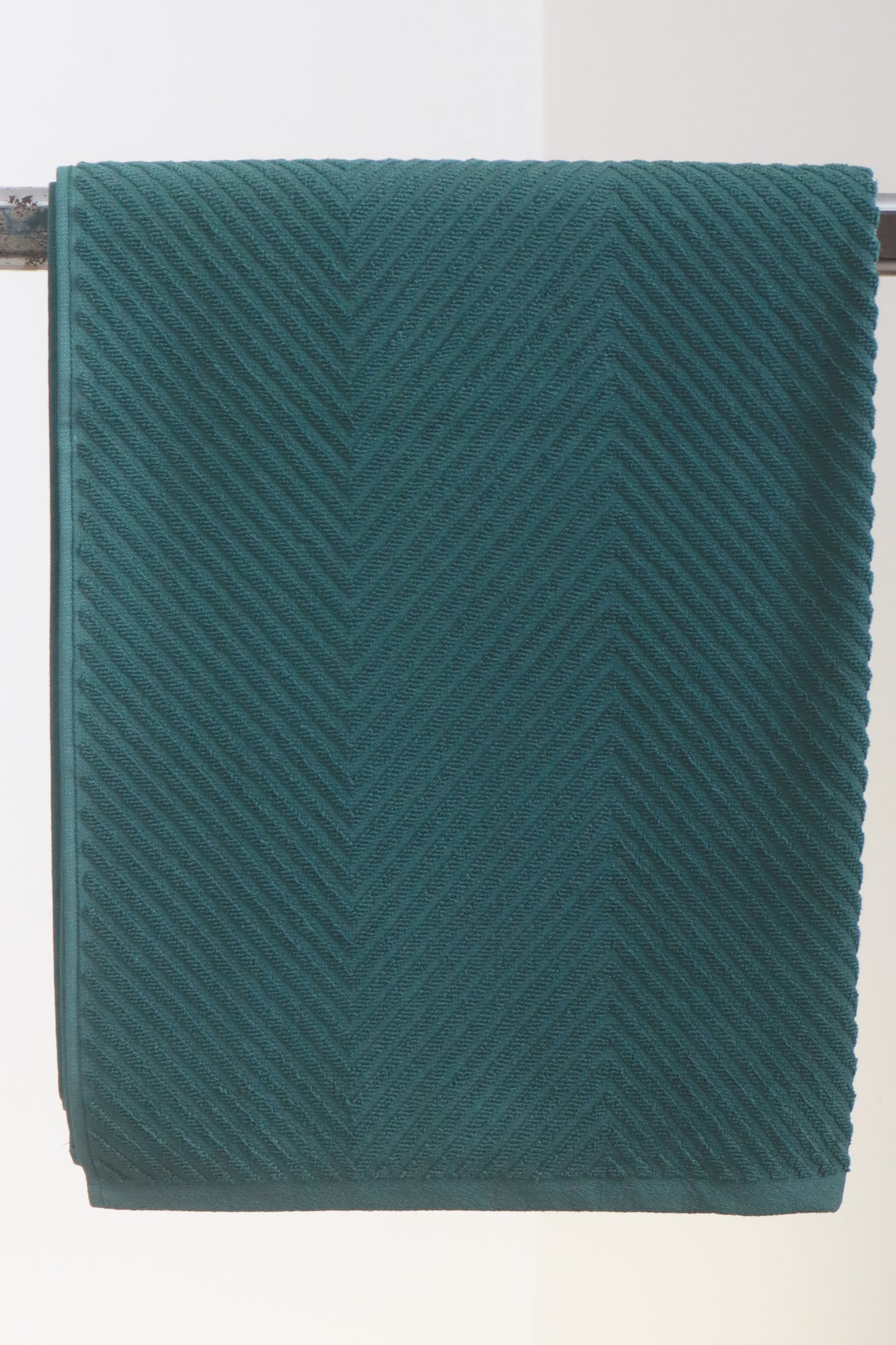 Hamam Mørk grøn Frotte sildeben, økologisk bomuld