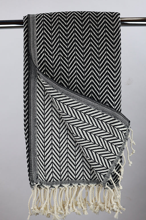 Hamam Double sided sildeben sort, lille eller stor