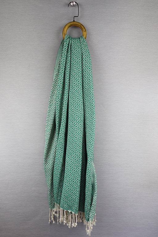 Hamam Double sided Diamond grøn, lille eller stor