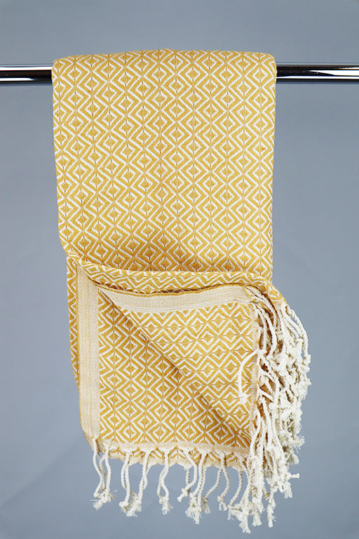 Hamam Double sided Diamond gul, lille eller stor