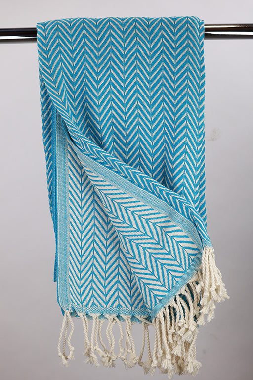 Hamam Double sided Sildeben tyrkis, lille eller stor