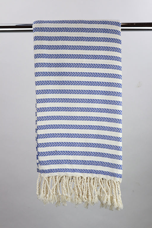 Hamam Single stripe blå